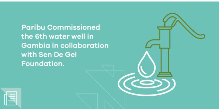 Paribu commissioned the 6th water well in Africa - ParibuLog