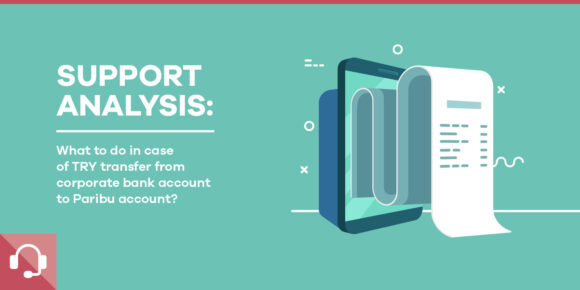 Support Analysis: TRY transfer from a corporate bank account - ParibuLog